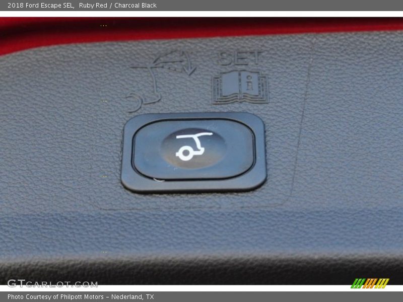 Ruby Red / Charcoal Black 2018 Ford Escape SEL