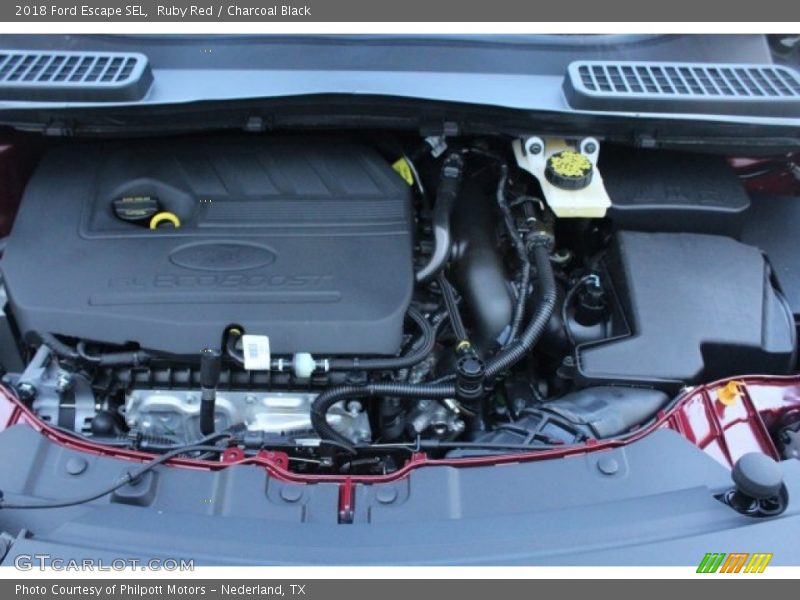 Ruby Red / Charcoal Black 2018 Ford Escape SEL