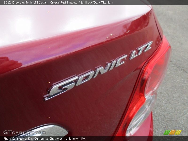 Crystal Red Tintcoat / Jet Black/Dark Titanium 2012 Chevrolet Sonic LTZ Sedan