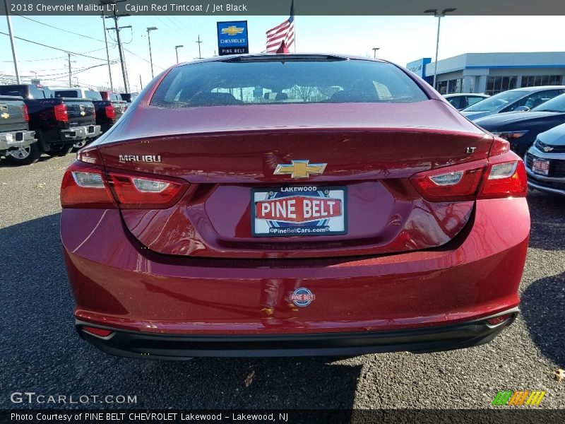 Cajun Red Tintcoat / Jet Black 2018 Chevrolet Malibu LT