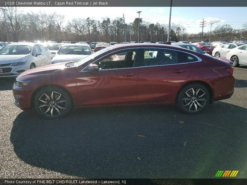 Cajun Red Tintcoat / Jet Black 2018 Chevrolet Malibu LT
