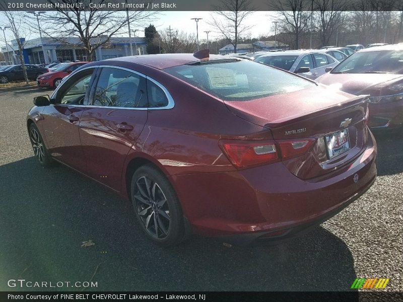 Cajun Red Tintcoat / Jet Black 2018 Chevrolet Malibu LT