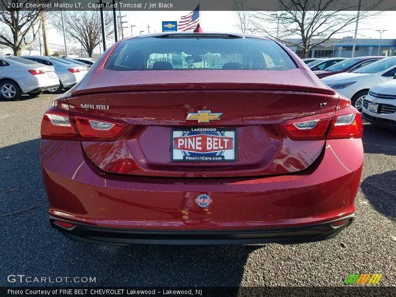 Cajun Red Tintcoat / Jet Black 2018 Chevrolet Malibu LT