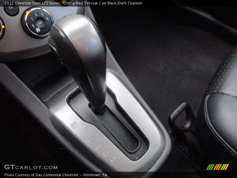 Crystal Red Tintcoat / Jet Black/Dark Titanium 2012 Chevrolet Sonic LTZ Sedan