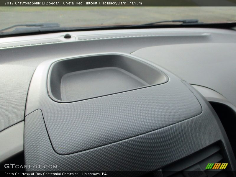 Crystal Red Tintcoat / Jet Black/Dark Titanium 2012 Chevrolet Sonic LTZ Sedan