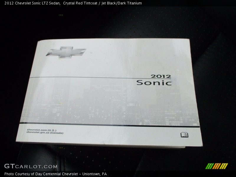 Crystal Red Tintcoat / Jet Black/Dark Titanium 2012 Chevrolet Sonic LTZ Sedan