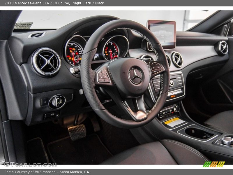 Night Black / Black 2018 Mercedes-Benz CLA 250 Coupe