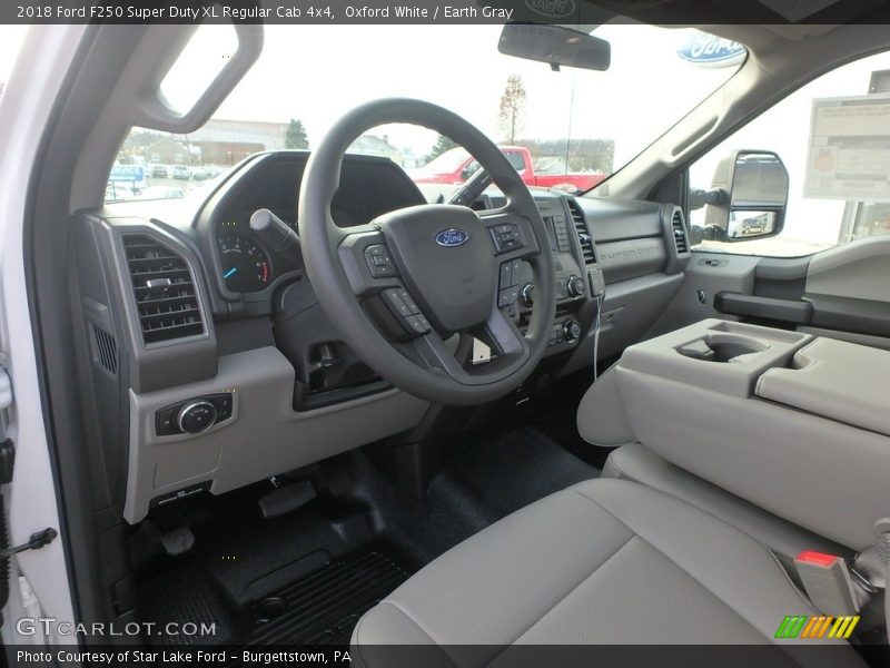  2018 F250 Super Duty XL Regular Cab 4x4 Earth Gray Interior