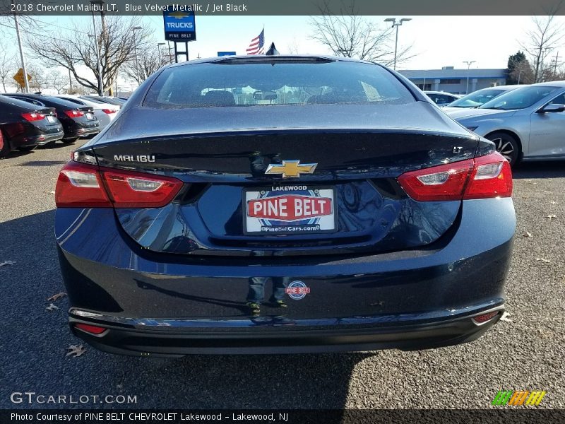 Blue Velvet Metallic / Jet Black 2018 Chevrolet Malibu LT