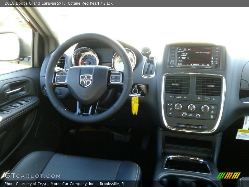 Octane Red Pearl / Black 2018 Dodge Grand Caravan SXT