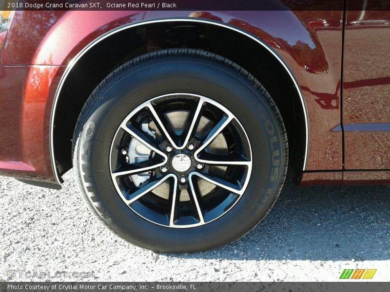 Octane Red Pearl / Black 2018 Dodge Grand Caravan SXT