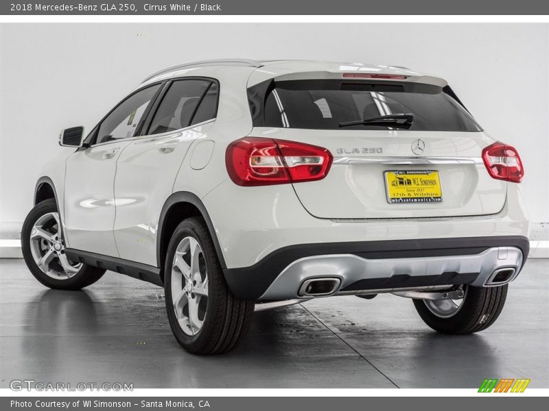 Cirrus White / Black 2018 Mercedes-Benz GLA 250