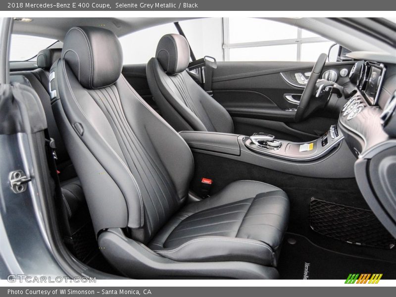 Selenite Grey Metallic / Black 2018 Mercedes-Benz E 400 Coupe