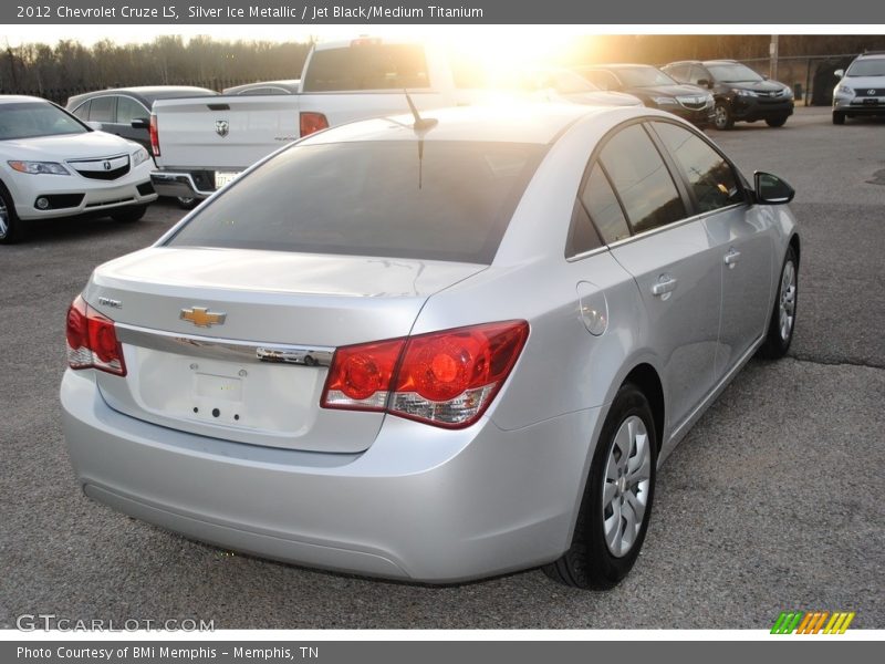 Silver Ice Metallic / Jet Black/Medium Titanium 2012 Chevrolet Cruze LS