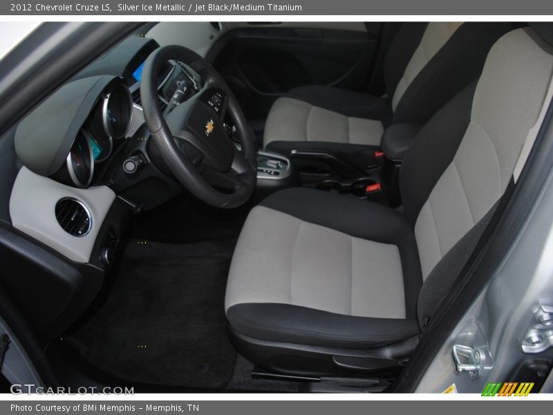 Silver Ice Metallic / Jet Black/Medium Titanium 2012 Chevrolet Cruze LS
