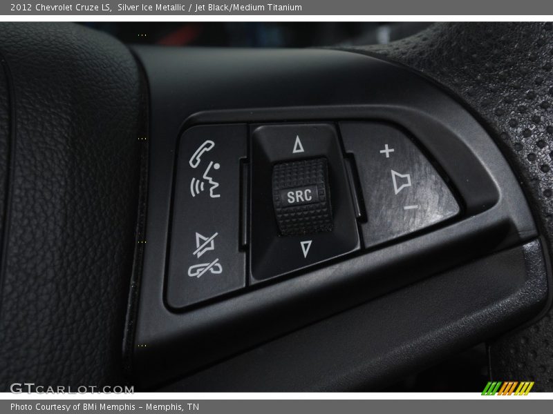 Silver Ice Metallic / Jet Black/Medium Titanium 2012 Chevrolet Cruze LS
