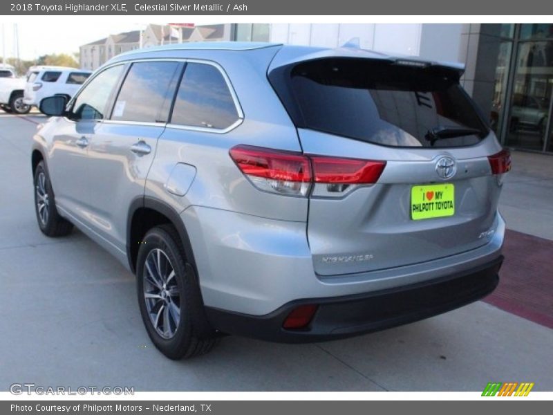 Celestial Silver Metallic / Ash 2018 Toyota Highlander XLE
