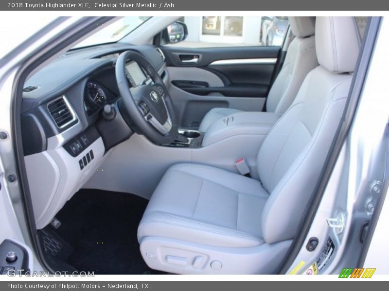 Celestial Silver Metallic / Ash 2018 Toyota Highlander XLE