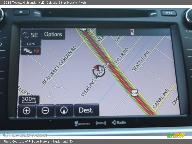 Celestial Silver Metallic / Ash 2018 Toyota Highlander XLE