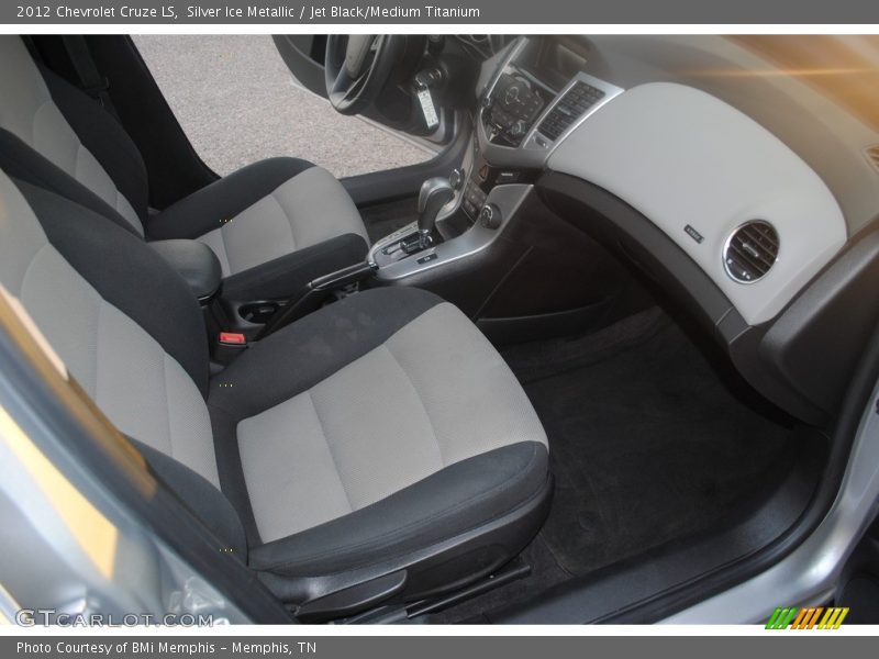 Silver Ice Metallic / Jet Black/Medium Titanium 2012 Chevrolet Cruze LS