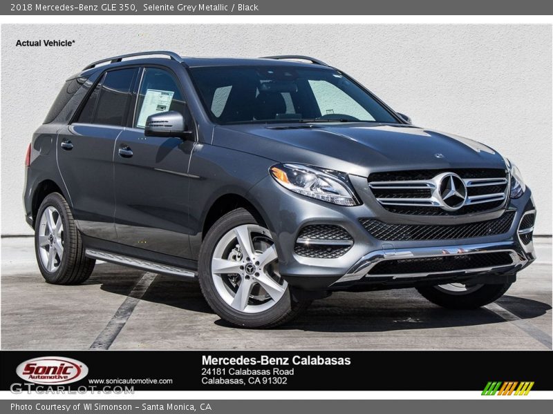 Selenite Grey Metallic / Black 2018 Mercedes-Benz GLE 350