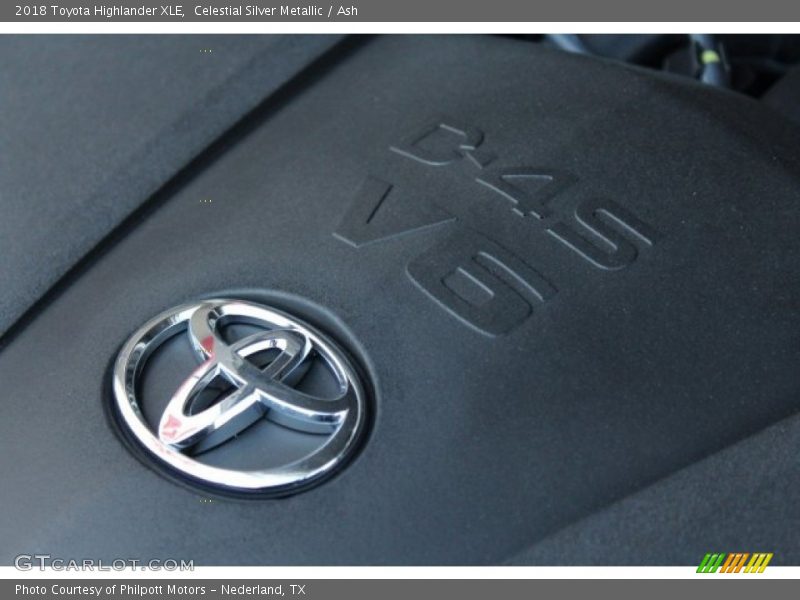 Celestial Silver Metallic / Ash 2018 Toyota Highlander XLE