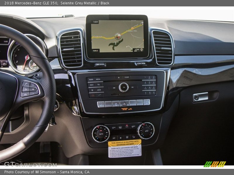 Selenite Grey Metallic / Black 2018 Mercedes-Benz GLE 350