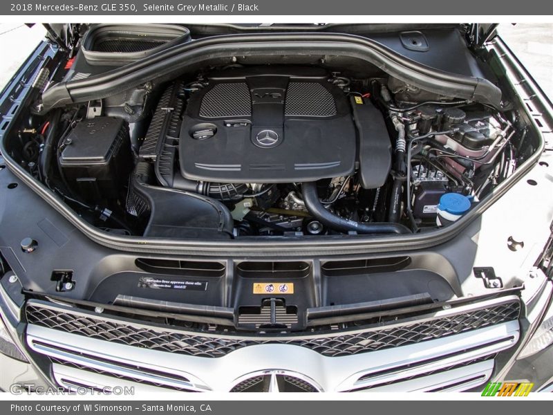 Selenite Grey Metallic / Black 2018 Mercedes-Benz GLE 350