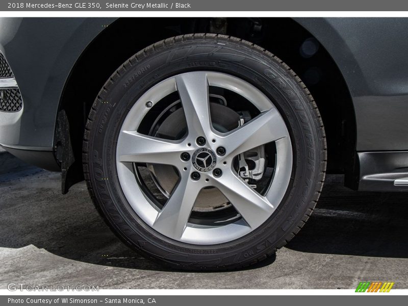 Selenite Grey Metallic / Black 2018 Mercedes-Benz GLE 350