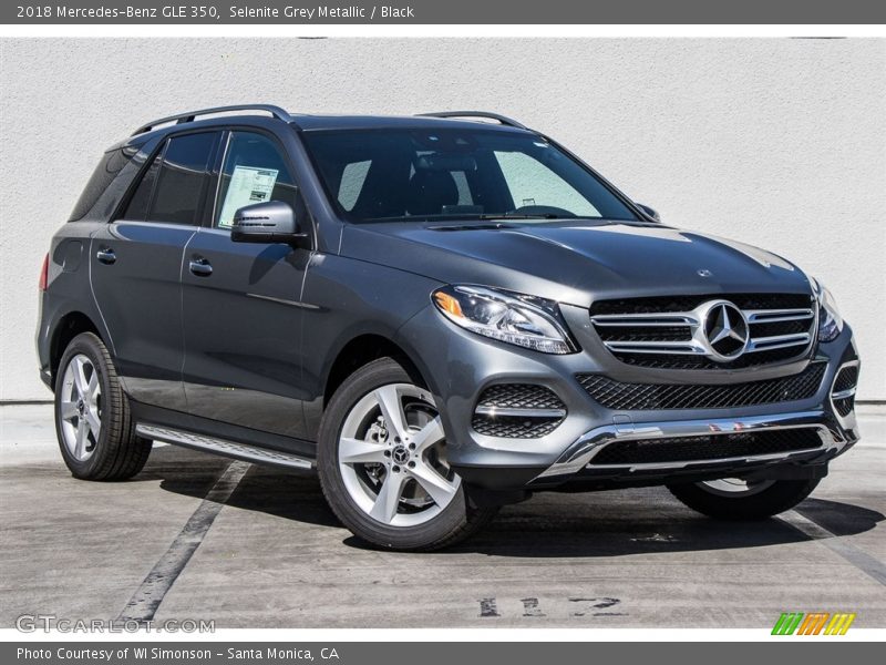 Selenite Grey Metallic / Black 2018 Mercedes-Benz GLE 350