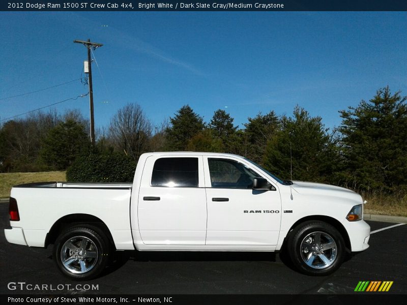 Bright White / Dark Slate Gray/Medium Graystone 2012 Dodge Ram 1500 ST Crew Cab 4x4