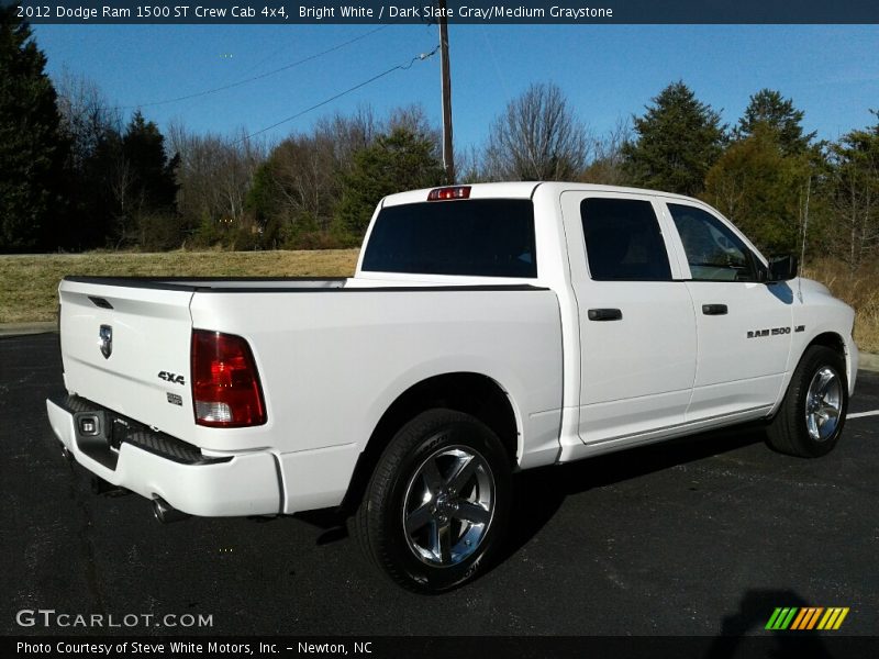 Bright White / Dark Slate Gray/Medium Graystone 2012 Dodge Ram 1500 ST Crew Cab 4x4