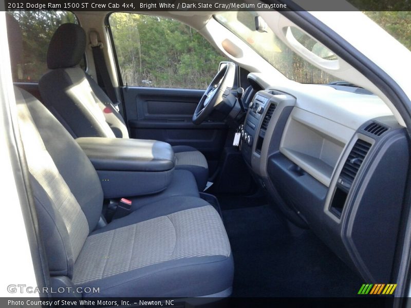 Bright White / Dark Slate Gray/Medium Graystone 2012 Dodge Ram 1500 ST Crew Cab 4x4