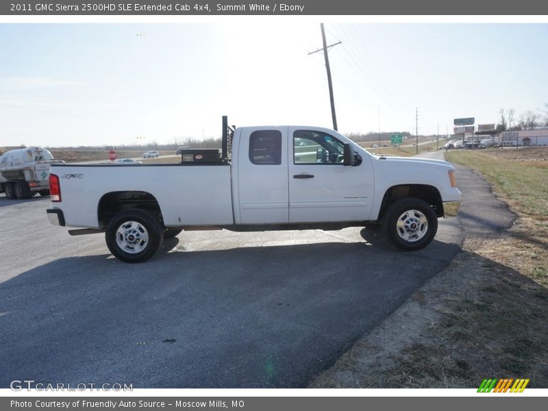Summit White / Ebony 2011 GMC Sierra 2500HD SLE Extended Cab 4x4