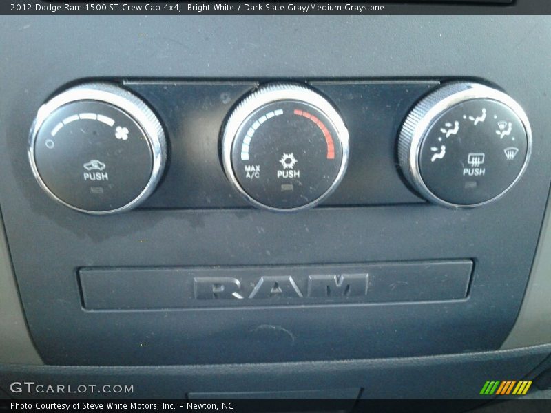 Bright White / Dark Slate Gray/Medium Graystone 2012 Dodge Ram 1500 ST Crew Cab 4x4