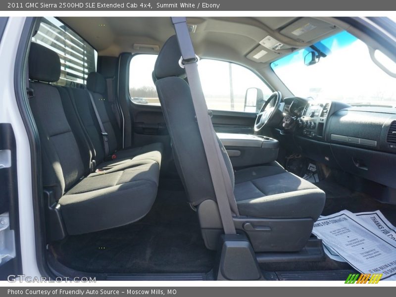 Summit White / Ebony 2011 GMC Sierra 2500HD SLE Extended Cab 4x4