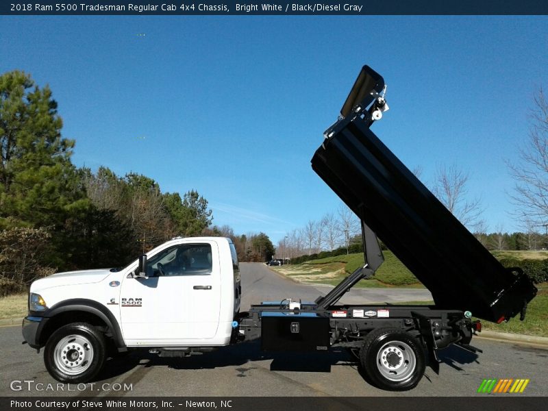 Bright White / Black/Diesel Gray 2018 Ram 5500 Tradesman Regular Cab 4x4 Chassis