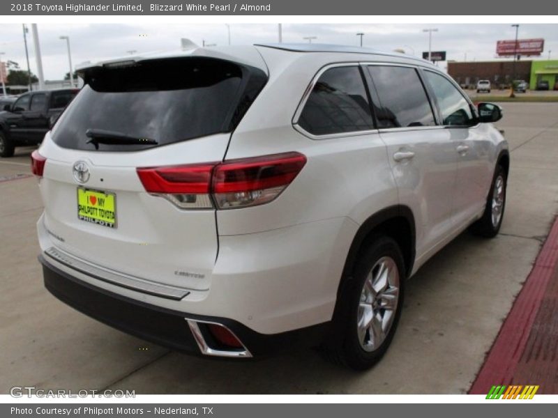 Blizzard White Pearl / Almond 2018 Toyota Highlander Limited