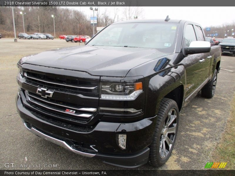 Black / Jet Black 2018 Chevrolet Silverado 1500 LTZ Double Cab 4x4
