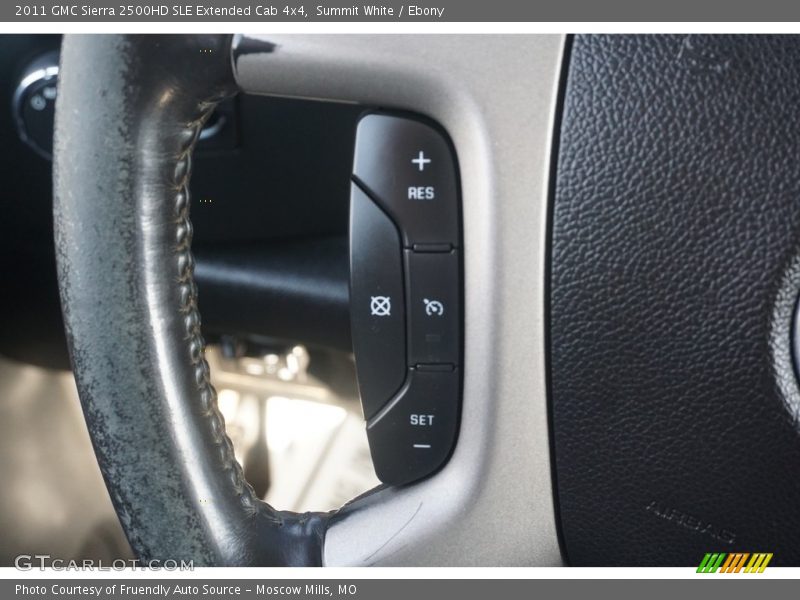Summit White / Ebony 2011 GMC Sierra 2500HD SLE Extended Cab 4x4