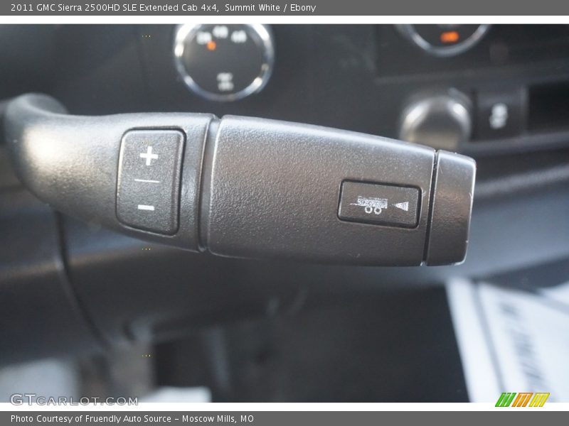 Summit White / Ebony 2011 GMC Sierra 2500HD SLE Extended Cab 4x4