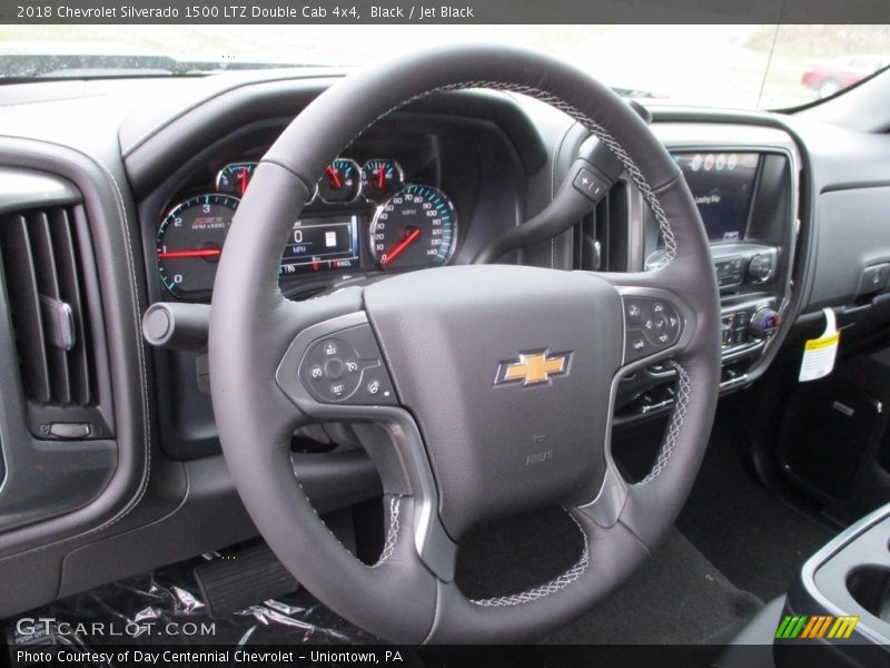 Black / Jet Black 2018 Chevrolet Silverado 1500 LTZ Double Cab 4x4