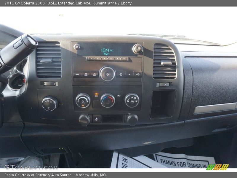 Summit White / Ebony 2011 GMC Sierra 2500HD SLE Extended Cab 4x4