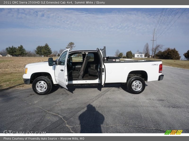 Summit White / Ebony 2011 GMC Sierra 2500HD SLE Extended Cab 4x4