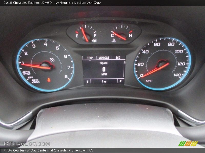 Ivy Metallic / Medium Ash Gray 2018 Chevrolet Equinox LS AWD