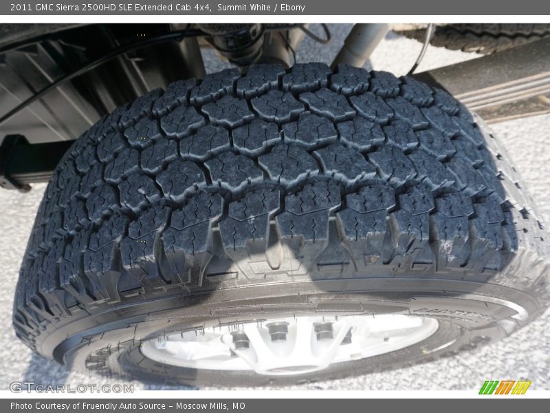 Summit White / Ebony 2011 GMC Sierra 2500HD SLE Extended Cab 4x4