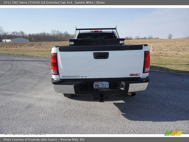 Summit White / Ebony 2011 GMC Sierra 2500HD SLE Extended Cab 4x4