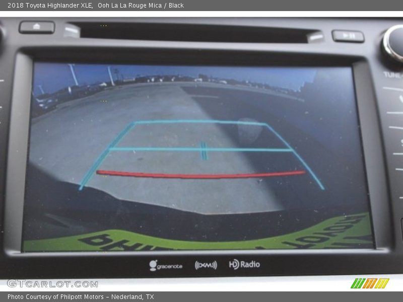 Ooh La La Rouge Mica / Black 2018 Toyota Highlander XLE