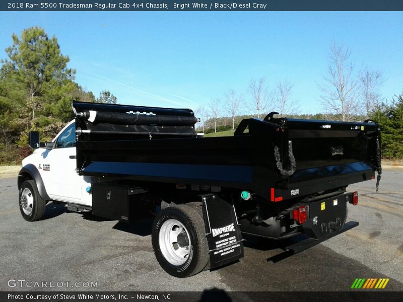 Bright White / Black/Diesel Gray 2018 Ram 5500 Tradesman Regular Cab 4x4 Chassis