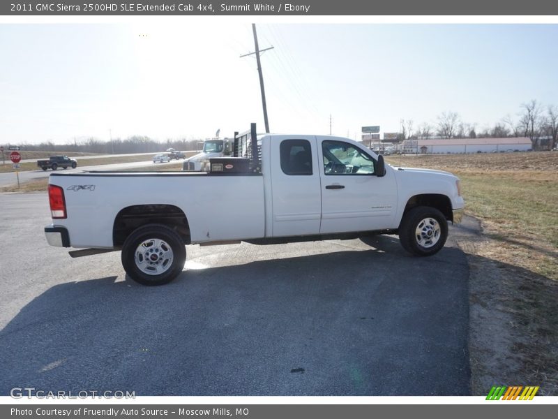 Summit White / Ebony 2011 GMC Sierra 2500HD SLE Extended Cab 4x4